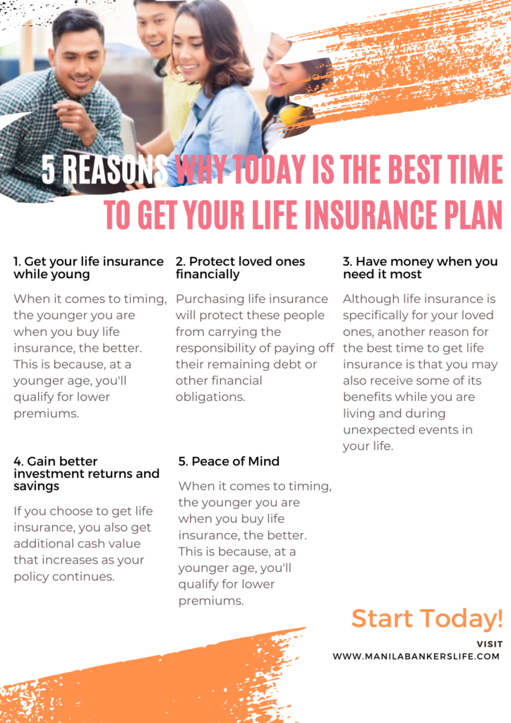 5 reasons why today is the best time to get manila bankers life insurance plan